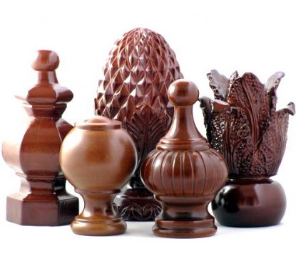 Wood Finials 1